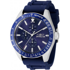 Invicta Men's 38401 Aviator Quartz 3 Hand Blue Dial Watch