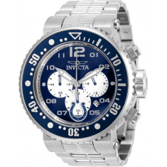 Invicta Men's 30268 NFL Indianapolis Colts Quartz Chronograph Blue, White Dial Watch