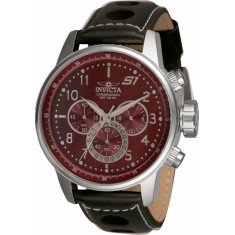 Invicta Men's 30915 S1 Rally Quartz Chronograph Burgundy Dial Watch