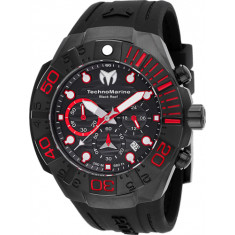 Technomarine Men's TM-523010 Reef Quartz Chronograph Black Dial Watch