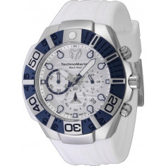 Invicta Men's TM-523013 Reef Black Quartz 3 Hand White Dial Watch