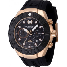 Technomarine Men's TM-523011 Reef Quartz Chronograph Black Dial Watch