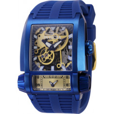 Invicta Men's 41730 Akula Automatic GMT Blue, Gold Dial Watch