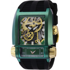 Invicta Men's 41732 Akula Automatic GMT Green, Gold Dial Watch