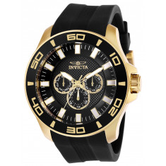 Relogio Masculino -  Invicta 28001 - 50mm - Pro Diver Quartz Chronograph Black Dial