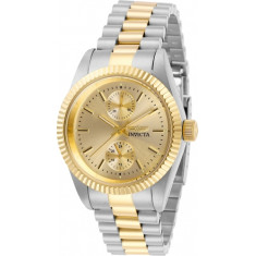 Relogio Feminino Invicta 29443 Specialty Quartz Multifunction Gold Dial Watch