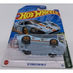 Carrinho Hot Wheels '67 FORD GT40 Mk.IV - RETRO RACERS