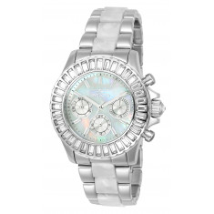 Invicta Women's 22968 Angel Quartz Chronograph White Dial Watch