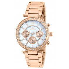 Invicta Women's 21558 Angel Quartz Chronograph White Dial Watch