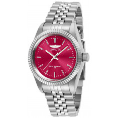 Invicta Women's 29399 Specialty Quartz 3 Hand Red Dial Watch