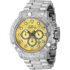 Invicta Men's 47180 Subaqua Quartz Chronograph Yellow, Gunmetal Dial Watch