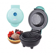 Máquina de Waffle Bowl Mini DASH para Café da Manhã, Tigelas de Burrito, Sorvete e Outras Sobremesas Doces