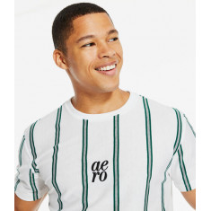 Camiseta Aeropostale com listras verticais Aero Tam: L/G Estilo: 94164347