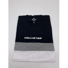 Camiseta Hollister Preto/Branco/Cinza  Tam: S/P Estilo: 77026