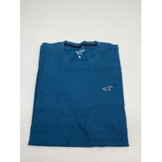 Camiseta Logo Hollister Azul Tam: S/P Estilo: 77027