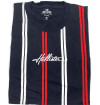 Camiseta Logo Hollister Preto/Branco/Vermelho Tam: M Estilo: 77032