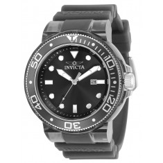 Invicta Men's 32334 Pro Diver  Quartz 3 Hand Black Dial Watch