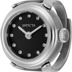 Invicta Women's 44481 Mini Quartz 2 Hand Black Dial Watch