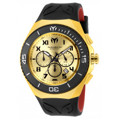 Technomarine Men's TM-215067 Manta Ocean Quartz Chronograph Gold, Gunmetal Dial Watch