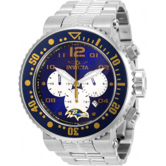 Invicta Men's 30257 NFL Quartz Chronograph White, Purple Dial Watch