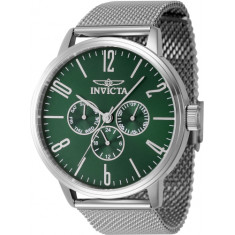 Invicta Men's 47120 Specialty  Quartz Chronograph Green Dial Watch