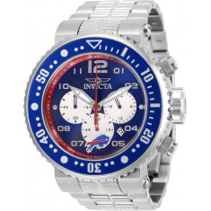 Invicta Men's 30258 NFL Buffalo Bills Quartz Chronograph Blue, White Dial Watch