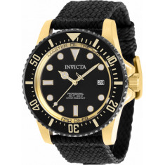 Invicta Men's 38238 Pro Diver Quartz 3 Hand Black Dial Watch