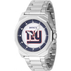 Invicta Men's 47926 NFL New York Giants Quartz 3 Hand Silver Dial Watch