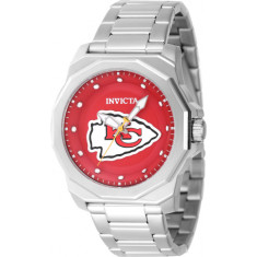 Invicta Men's 47928 NFL Kansas City Chiefs Quartz 3 Hand Red Dial Watch