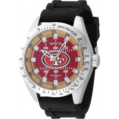 Invicta Men's 47860 NFL San Francisco 49ers Quartz Multifunction Beige, Red Dial Watch