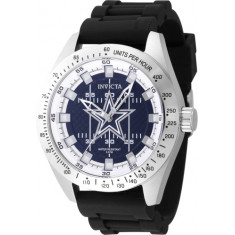 Invicta Men's 47857 NFL Dallas Cowboys Quartz Multifunction Blue, White Dial Watch