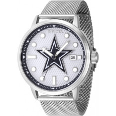 Invicta Men's 47968 NFL Dallas Cowboys Quartz 3 Hand Grey Dial Watch