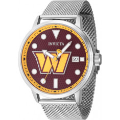 Invicta Men's 47983 NFL Washington Commanders Quartz 3 Hand Dark Red Dial Watch