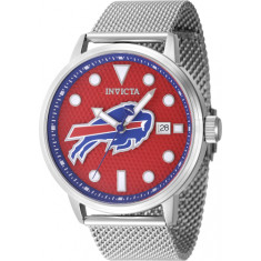 Invicta Men's 47985 NFL Buffalo Bills Quartz 3 Hand Red Dial Watch