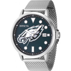 Invicta Men's 47973 NFL Philadelphia Eagles Quartz 3 Hand Blue Dial Watch