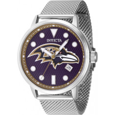 Invicta Men's 47976 NFL Baltimore Ravens Quartz 3 Hand Blue Dial Watch