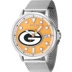 Invicta Men's 47988 NFL Green Bay Packers Quartz 3 Hand Yellow Dial Watch