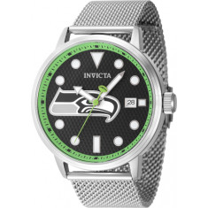 Invicta Men's 47989 NFL Seattle Seahawks Quartz Multifunction Blue Dial Watch