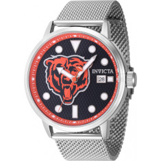 Invicta Men's 47978 NFL Chicago Bears Quartz 3 Hand Dark Blue Dial Watch