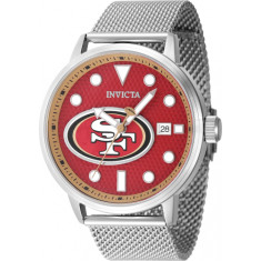 Invicta Men's 47971 NFL San Francisco 49ers Quartz 3 Hand Red Dial Watch