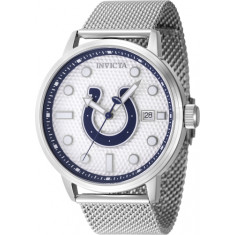 Invicta Men's 47997 NFL Indianapolis Colts Quartz Multifunction Silver Dial Watch