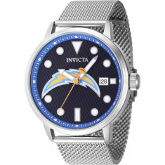 Invicta Men's 47991 NFL Los Angeles Chargers Quartz Multifunction Dark Blue Dial Watch