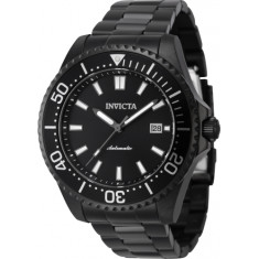 Invicta Men's 46646 Pro Diver Automatic 3 Hand Black Dial Watch