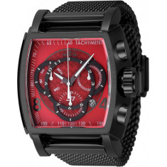 Invicta Men's 46012 S1 Rally Quartz Multifunction Red, Gunmetal Dial Watch