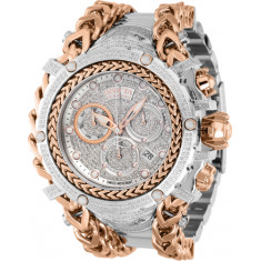 Invicta Men's 35058 Gladiator Quartz Chronograph Silver, Rose Gold Dial Watch