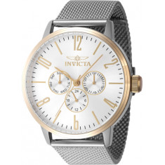 Invicta Men's 47595 Specialty Quartz Chronograph Silver Dial Watch