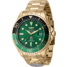 Invicta Men's 45818 Pro Diver Automatic 3 Hand Green Dial Watch