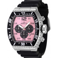 Invicta Men's 47286 Pro Diver Quartz Chronograph Black, Pink Dial Watch