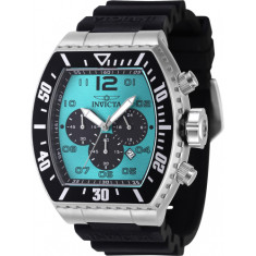 Invicta Men's 47285 Pro Diver Quartz Chronograph Black, Turquoise Dial Watch