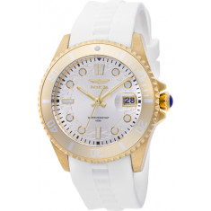 Invicta Women's 46694 Pro Diver Quartz 3 Hand Silver Dial Watch